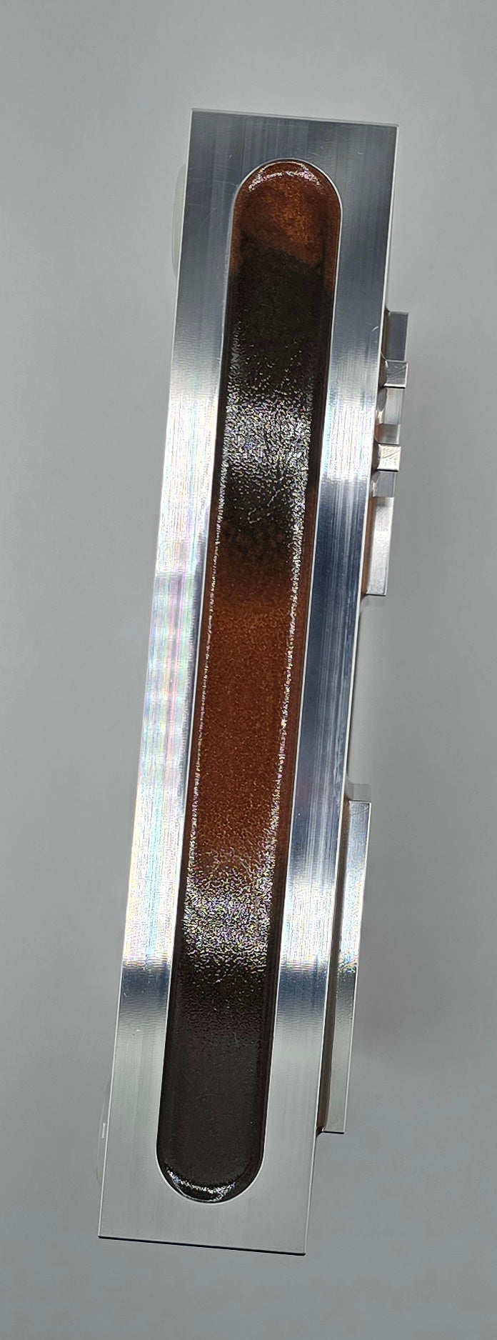 Luxus Zigarren-Aschenbecher aus Aluminium & Epoxidharz in Havana Bronze / Bronze Brown